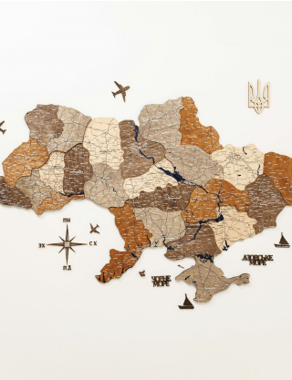 Картинка Мапа настінна декоративна